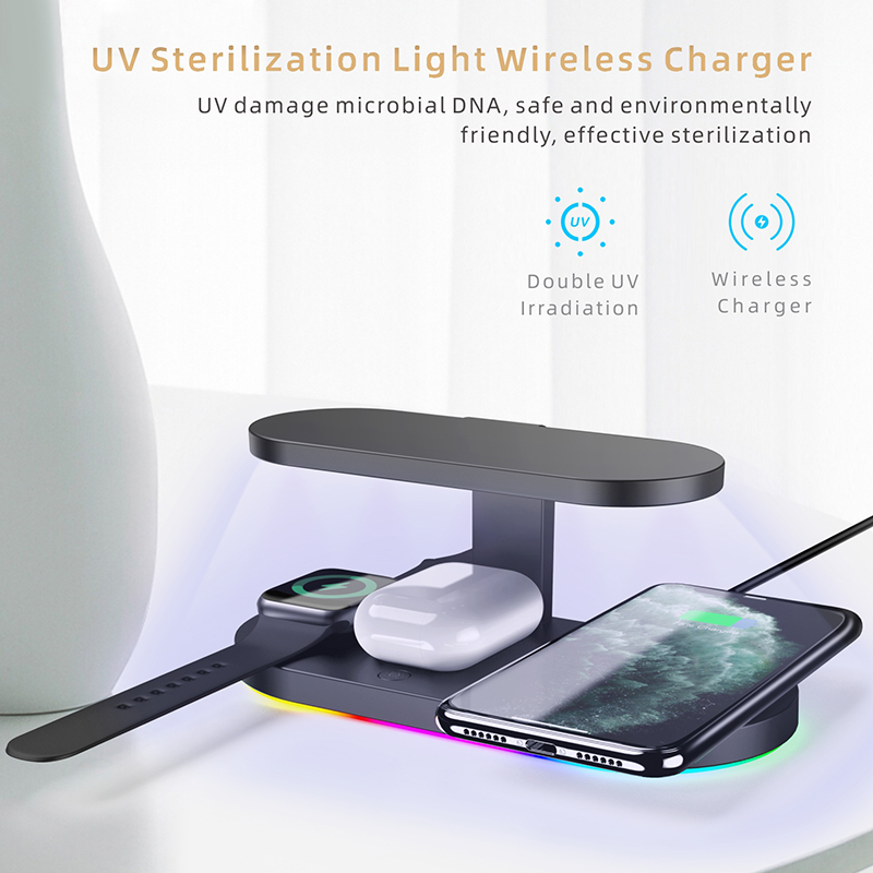 UV-Sterilizer och trådlös laddare